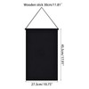 Anekoul 2Pcs Wall Display Banners Blank Wall Canvas Banner Enamel