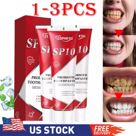 Unbranded 1-3PCS Sp 10 Pasta Dental Sp-8 Ultra Whitening Sp10 Probiotic Toothpaste - 2PCS