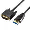 Unbranded NEW 5FT HDMI to DVI-D Cable 24+1 Pin Monitor