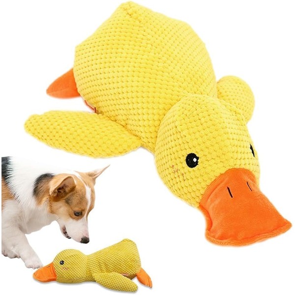 Mel lowDog Calming Duck, 2025 New Upgrade Yellow Duck Dog