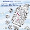 Smart Watch for Women Diamonds(Answer/Make Call),1.29''HD Touch Screen Smart Watch