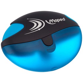 Maped Galactic Single Hole Pencil Sharpener with Reserve and Eject Function - Blue