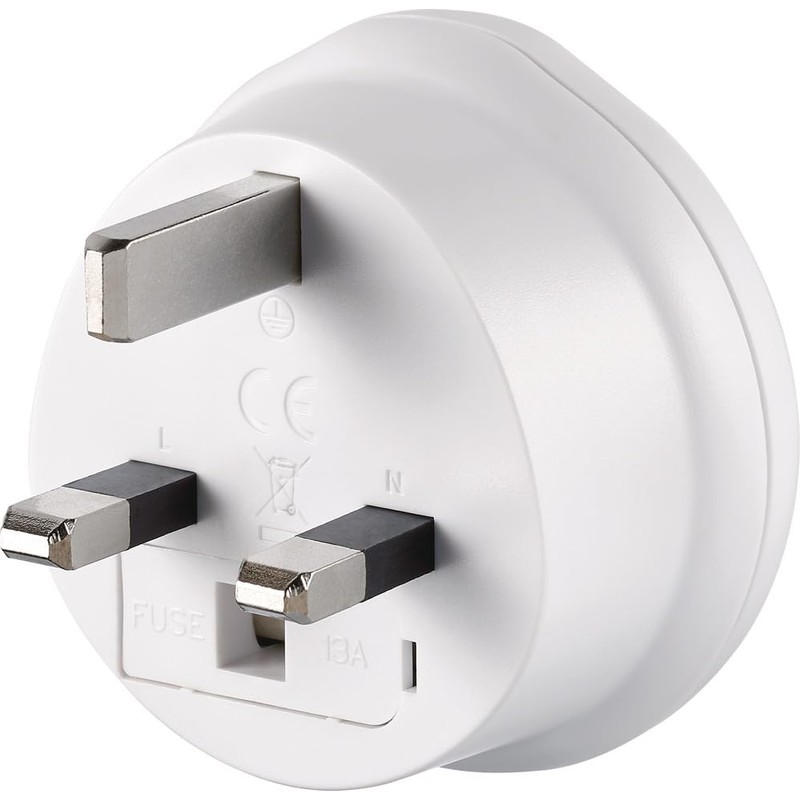 Go Travel AUS - UK Travel Adapter, White