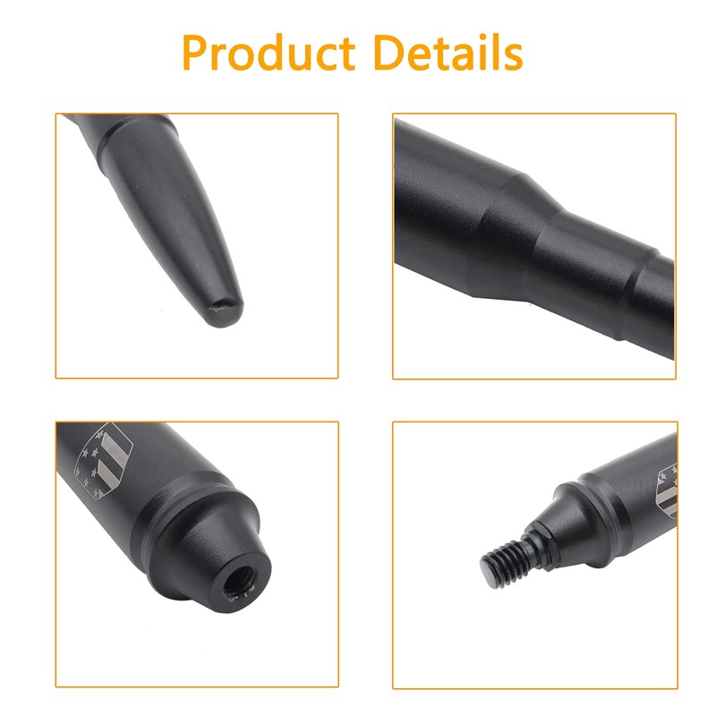 5.7 inch Black Antenna Mast for JEEP WRANGLER JK/JL 2007-2022