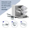 Potato Ricer,Ricer For Mashed Potatoes,Heavy Duty Potato Masher With 3