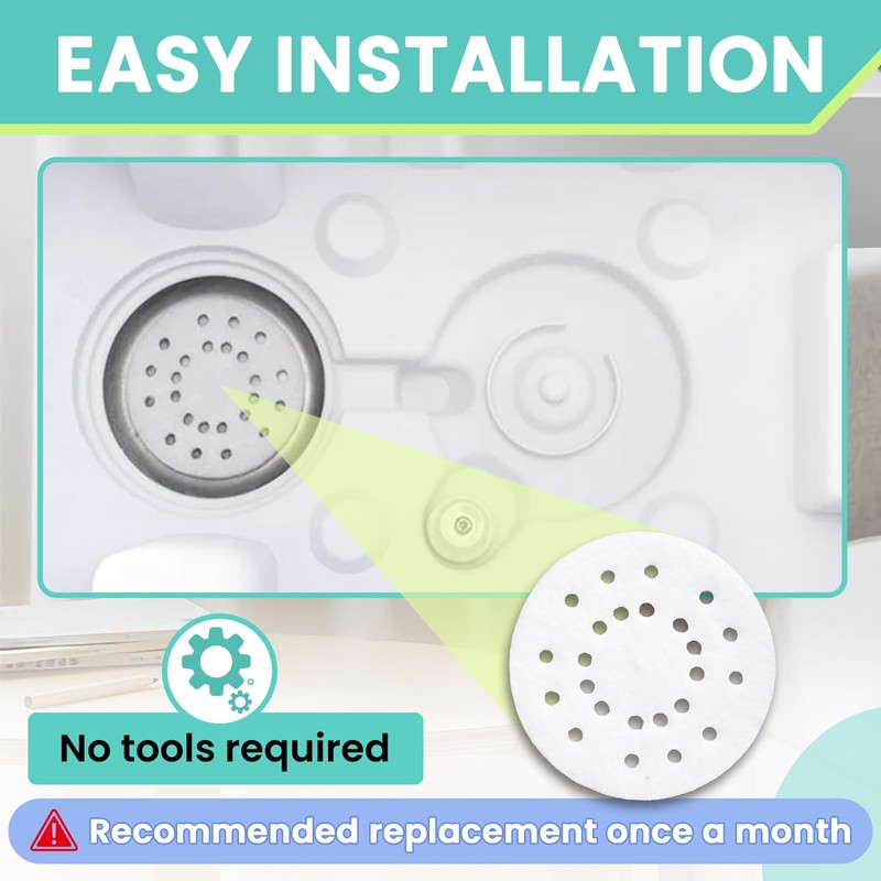 Kamrexi 8 Pack A451 Anti-Mineral Pads Humidifier Replacement Filters Compatible
