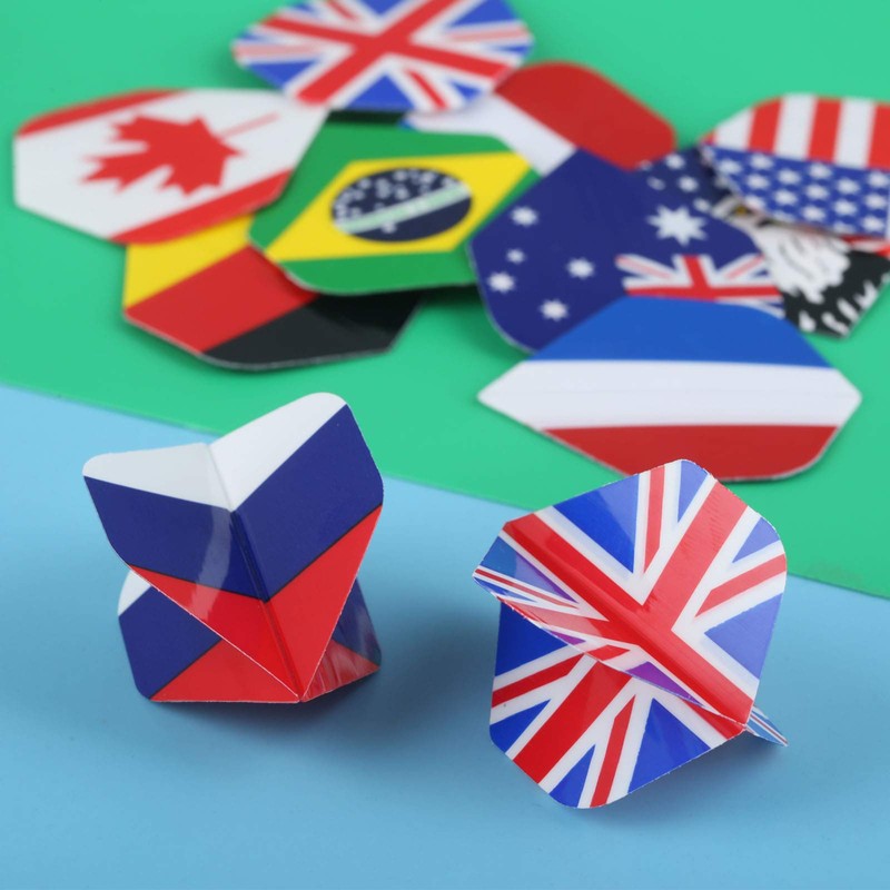 12pcs National Flags Dart Flights Flag of Canada Pattern Flight