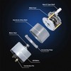 DC Geared Motor CW CCW Speed Reduction Self Locking Turbine