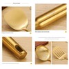 Premium 7-Piece Gold Kitchen Utensil Set with Stand, Stainless Steel