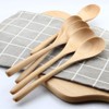 AOOSY Hemu Wooden Soup Spoons with Box Pack of 5