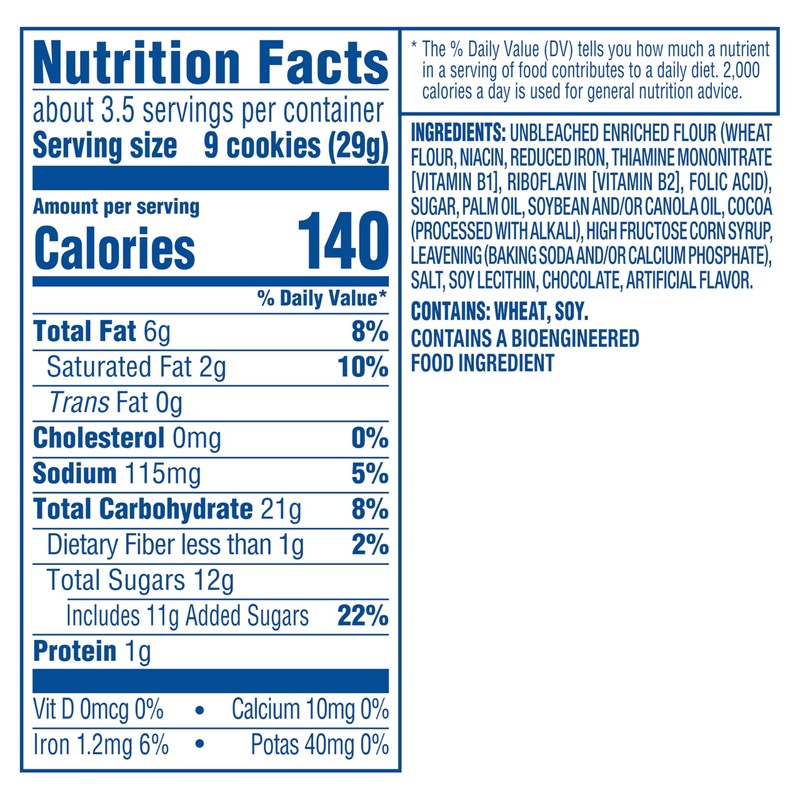 OREO Minis Chocolate Sandwich Cookies, 12 - 3.5 oz Snack