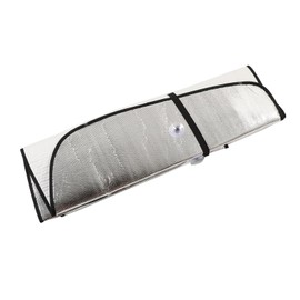 Windshield Sunshade for Volvo XC60 2018-2025 Front Window Sun Shade Foldable Reflective Sun Visor Custom Sunscreen UV Blocker Privacy Protector HeatShield Keep Your Car Cooler (Silver)
