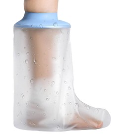 GMHLLES Waterproof Leg Cover for Shower, Waterproof Foot Cover for Shower, Easy to Put on and Take off, Effectively Prevent Water from Seeping in,Keep Feet Clean and Dry,Reusable