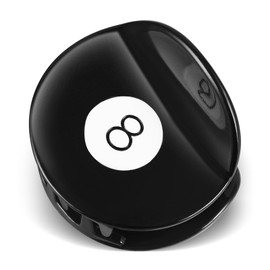 Zkptops Black 8 Ball Hair Claw Clips Golf Club Hair Clips for Women Girls Funny Creative Billiard Acetate Hairpins Large Non Slip Hair Catch Barrettes for Thick Thin Hair Accessories, 2.12 inches