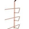 Premier Housewares SORELLO Aufhängen Pfanne Deckel Rack, Guaseisen, Rose Gold,