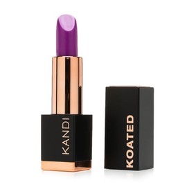 Kandi Lápiz labial mate Koated Suede [Majestic]: color de labios morado cálido mate con fórmula libre de crueldad animal, Textura cremosa, colores intensos, sin parabenos, Belleza y maquillaje