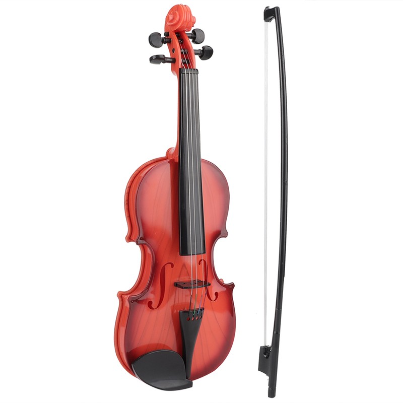 Simulated Kid Acoustic Violin Toy Adjustable String Musical Beginner Develop