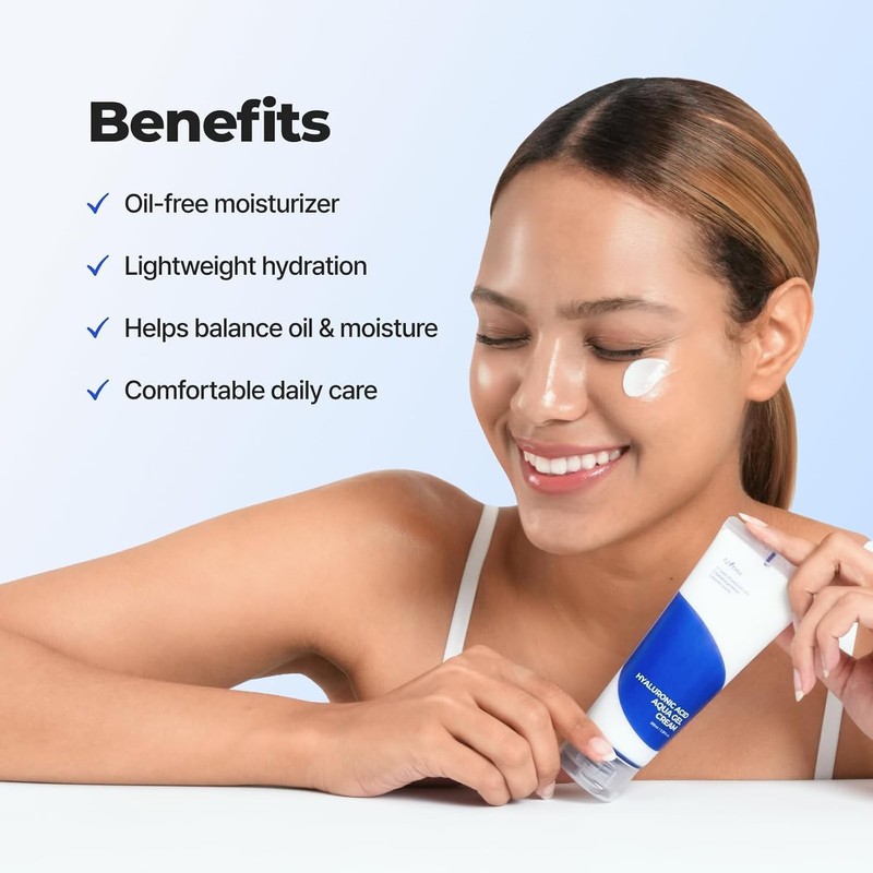 Crema Gel Facial con Ácido Hialurónico y Centella – Hidratación