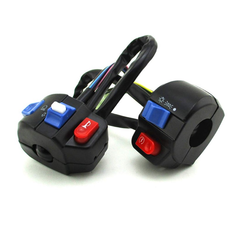 TC-Motor Aluminum 7/8'' 22mm Left Right Handle Switch Control Assembly