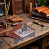 Leather Craft Punching Tools Leather Stitching Aid Plate Perforation and