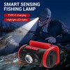 USB Induction Headlamp Hand Wave Sensing Headlight LED Work Headlight