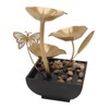 Tabletop Fountain Small Circulating Water Ornaments Indoor Waterfall for Office