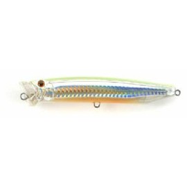 TackleHouse Popper Contact Feed Diving Wobbler, 5.9 inches (150 mm), 1.9 oz (54 g), Chartback Orange Berry Slit HG #02 CFDW150 Lure