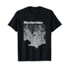Montevideo Uruguay Classic City Map Graphic T-Shirt