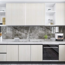 WESTICK White Wood Contact Paper for Cabinets Peel and Stick Countertops Waterproof White Wood Peel and Stick Wallpaper Self Adhesive White Wood Wallpaper for Bedroom Walls Wooden Vinyl 15.75" x 196"