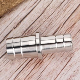 Stainless Steel Fish Water Pipe Adapter, Hose Connector Joint Fittings, Aquarium Hose Adapter, for 12mm to 16mm, 304 Stainless Steel, Easy to Use, Long Service Life, Quality (12-Turn 16mm