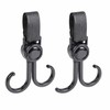Stroller Hooks for Bags & Accessories – 360° Rotating Double