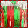 Christmas Decorations 4 Pack Total 40 Feet Tinsel Foil Fringe