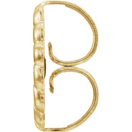 14K Yellow Gold Filled Jumbo Extra Large 9.4mm Friction Butterfly Push Back for Stud Earring Post (1 Pair)