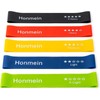 Honmein Resistance Bands - 5 Resistance Levels for Home Fitness,
