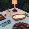 Citronella Scented 3-Wick Candle (8oz) Oval Wood Bowl Candle, Clean