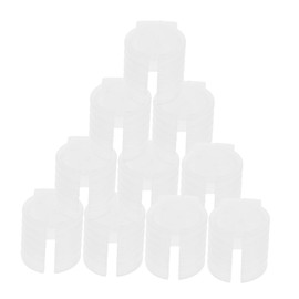 Tofficu Bow Chair Leg Covers 10pcs u Shaped Tubing Caps Chair Sled Floor Protectors Furniture Leg Protectors Noise Reduction for Living Room