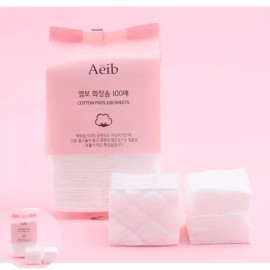Embo 순면화장솜 엠보 화장솜 100매 1P 순면 클렌징솜 토너 스킨솜 Cotton Pads Embossing Pads 100 Sheets Facial Cotton Pads for Toner and Cleansing