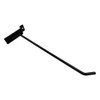 10" Slatwall Hook Panel Display Hooks, 1/4" Thickness Metal, Black