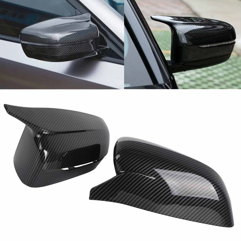 2pcs Side Mirror Cover for M Series Carbon Fiber Style