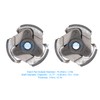 3pcs Clutch Pad Assembly Aluminium Clutch Replacement Pad for Quad