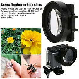 Macro Lens Filters 58mm - 16X Macro Close Up Diving Lens Filter - for Underwater Photography - for GOPRO 8 Action Camera