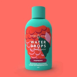 Vital Zing Water Drops (Flavour Enhancer with Stevia) 45ml, Raspberry