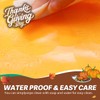 Ga-Geetopia Orange EVA 3D Water Cube Plastic Shower Curtain Liner