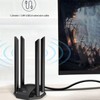 USB3.0 WiFi Adapter with 4 Antenna 2.4GHz 5GHz 1800Mbps WPA3