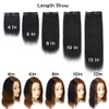 S-noilite Remy Clips in Hair Piece Invisible Hairpin Human Hair
