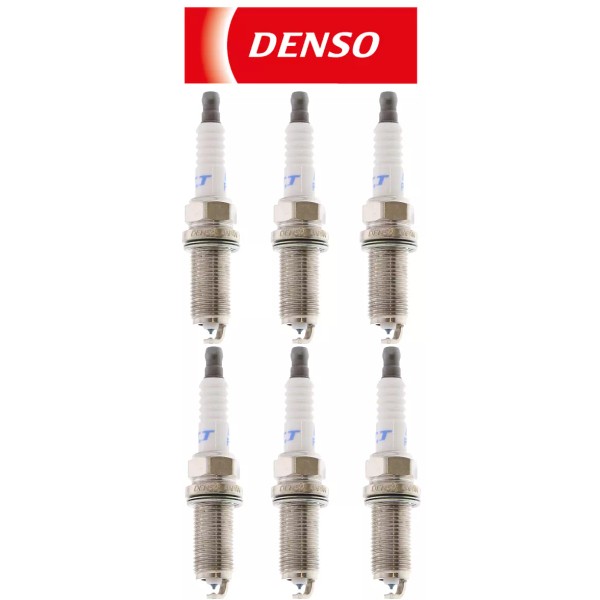 Denso Platinum TT Set of 6 Denso Spark Plugs for