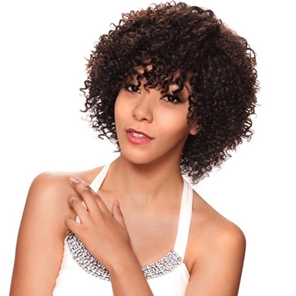 Hollywood Sis Brazilian 100% Remy Human Hair Wig HR-BRZ JERRY (1 - JET BLACK)