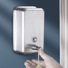 VANNSOO Commercial Wall Mount Stainless Steel Soap Dispenser, Corrosion Proof