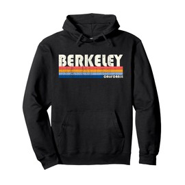 Vintage 70s 80s Style Berkeley, CA Pullover Hoodie