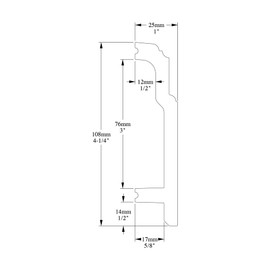 Orac Decor SX155 | High Impact Polystyrene Baseboard Moulding | Primed White | 4-1/4in H x 78in Long